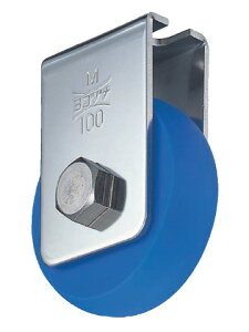 ベアリング入り MCキャスター戸車 山R車型 ステンレス枠 ヨコヅナ CMS-1008 【メーカー取り寄せ品】