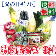 【父の日ギフト】【送料無料】千住金久 旬味旬菜セット（9種類） 【贈答用】【送料無料・おつけもの・漬…
