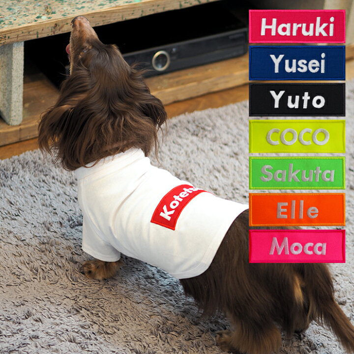 楽天市場 バナーtシャツ ホワイトデー 犬 飼い主 お揃い もできる ペアルック Tシャツ 名入れ 名前入り 半袖 春夏 コーデ お揃いコーデ リンクコーデ ドッグウェア ペット おそろコーデ 誕生日プレゼント ギフト 贈り物 犬 好き プレゼント 誕生日 名入れギフト