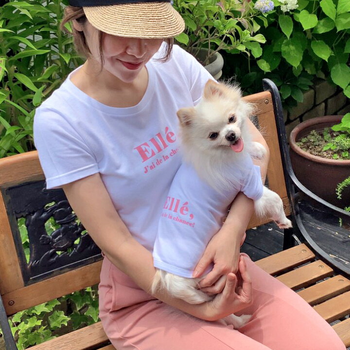 楽天市場】ロゴペアTシャツ S-XLサイズ 犬 飼い主 ペアルック 送料無料  