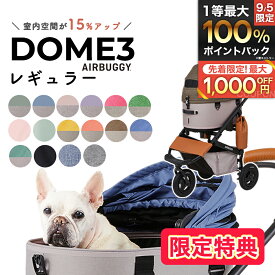 【LINE追加で500円OFF|お買い物が保護犬猫支援】エアバギー ドーム3 ブレーキ レギュラー R / エアバギー 犬 猫 AirBuggy for PET DOME3 ペットカート 小型犬多頭 ゆったり 散歩 通院 #w-163417