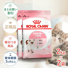 まとめ買いがお得【2個】【LINE追加で500円OFF！】ロイヤルカナン キトン 2kg / 成長後期の子猫用（生後12ヵ月齢まで） / FHN 猫 ドライフード ジッパー有り #stw-105158-00-02