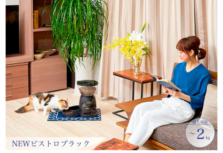 楽天市場 Newビストロ ブラック ドラマ オトナ女子 にて猫の ちくわ ちゃんが使っている自動給餌器 もちろんワンちゃんの使用もok Petmate W モコペット 楽天市場 Newビストロ ブラック ドラマ オトナ女子 にて猫の ちくわ ちゃんが使っている自動給餌器 もちろんワンちゃんの使用もok Petmate W モコペット