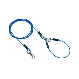 [ペティオ]Petio タフギア ワイヤーチェーンプラス 3.5mm ブルー 4903588245992 #w-155002-00-00 犬用品 リード・ハーネス・首輪