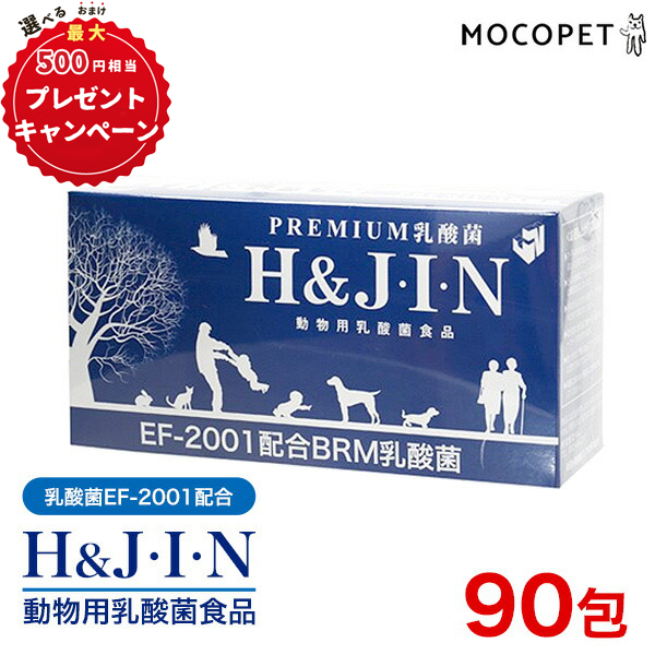 エイチジン HJIN Premium乳酸菌 90包×9箱 ペット用 7月期限 - 通販