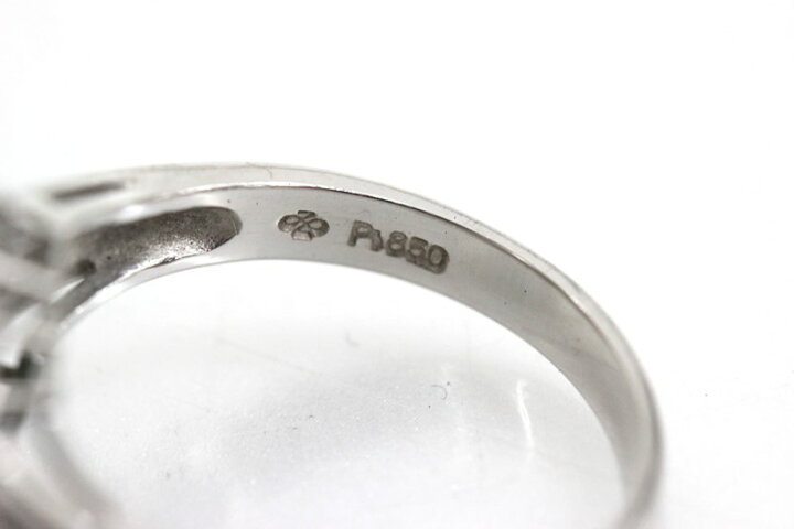楽天市場】【Ring】リング 指輪 PT850 ダイヤモンド エメラルド 宝石 