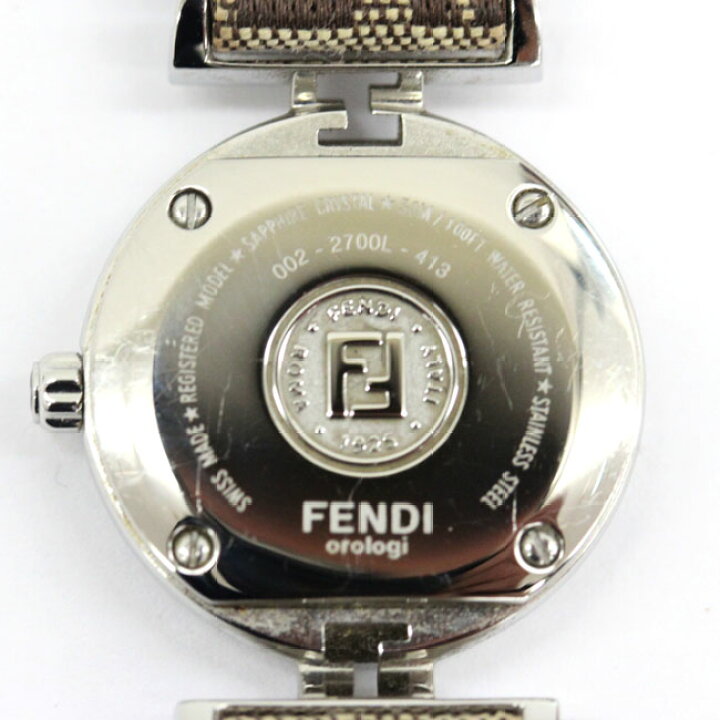 楽天市場】【FENDI】フェンディ ズッカ柄 ベルト ラウンド 2700L 