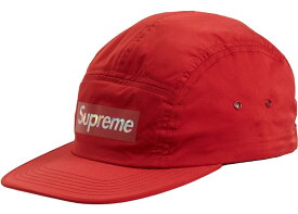 【Supreme】シュプリーム 19ss HOLOGRAPHIC LOGO CAMP CAP RED ボックスロゴ キャップ 帽子 赤 男女兼用 ユニセックス【中古】