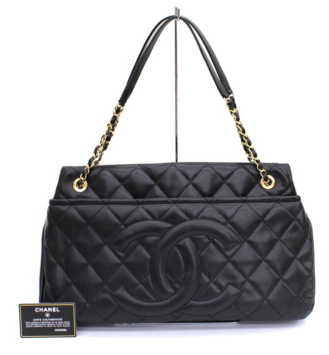 楽天市場】【CHANEL】シャネル キャビアスキン チェーンショルダー 