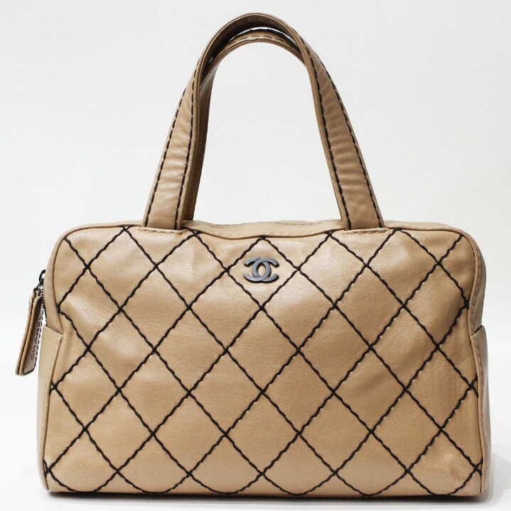 楽天市場】【CHANEL】 シャネル ワイルドステッチ ボストンバッグ  