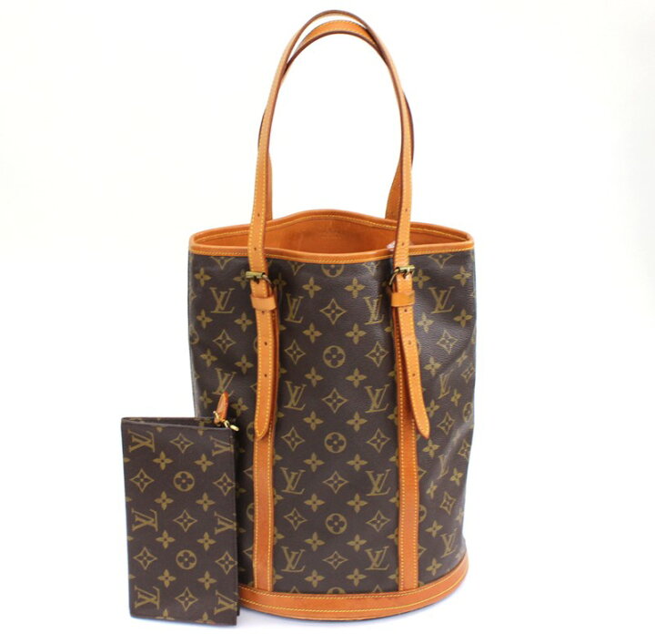 楽天市場】【LOUIS VUITTON】ルイヴィトン モノグラム バケットGM  