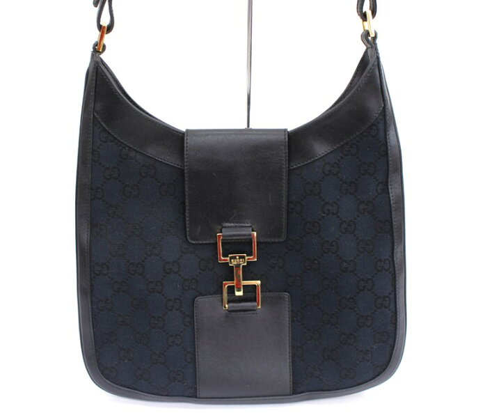 楽天市場】【GUCCI】グッチキャンバス レザー ワンショルダーバッグ 