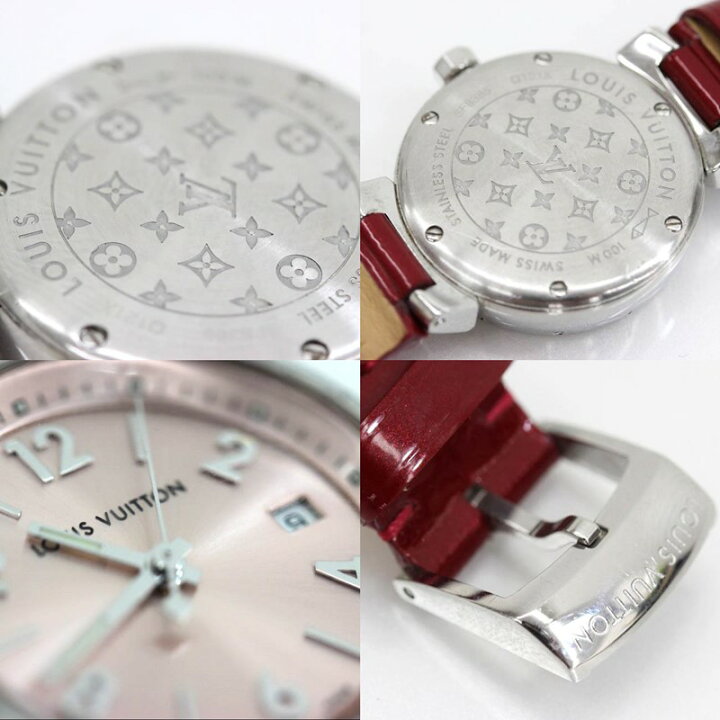 楽天市場】【LOUIS VUITTON】ルイヴィトン タンブール Q121X ピンク  
