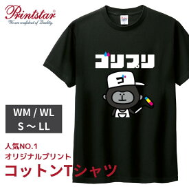 オリジナルプリント コットンTシャツ 半袖 クルーネック 通常サイズ 女性用サイズあります 1枚から 名入れ 綿100% フルカラー印刷 インクジェット イラスト入り カスタムオーダー チームオーダー