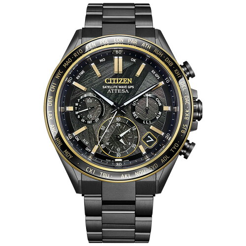 シチズンアテッサCITIZENATTESAACTLineLIGHTinBLACKEco-Drive50thAnniversaryEdition世界限定1900本CC4078-51EメンズアクトGPS