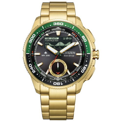 シチズンプロマスターCITIZENPROMASTERMARINEシリーズWaveTrackerヨットタイマーJV3002-51Eメンズマリンエコドライブソーラー