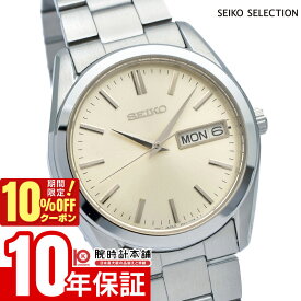 【ポイント最大47倍＆10%OFFクーポン！2/18 0時から】 セイコーセレクション Sシリーズ SEIKOSELECTION メタル SBTH007 メンズ クオーツ シャンパンゴールドダイヤル