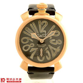 【最大2000円OFFクーポン！5/27 1:59まで】GaGaMILANO ガガミラノ 5011 VINTAGE BK メンズ 腕時計 時計【あす楽】