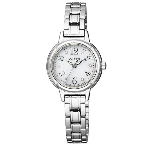 【最大2000円OFFクーポン！3/11 1:59まで】【購入後1年以内なら5780円で下取り交換可】シチズン ウィッカ wicca ソーラー KH9-914-15 かわいい 社会人 就活 [正規品] レディース 腕時計 時計【あす楽】