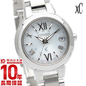 【本日限定！抽選で最大100％ポイント還元】 シチズン クロスシー エコドライブ 電波時計 CITIZEN xC ステンレススチールライン ハッピーフライト ES9430-54A 腕時計 レディース シルバー[2019年 新作]