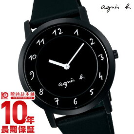 アニエスベー 時計 メンズ マルチェロ FCRK987 agnes b. ペア Marcello ブラック 腕時計 革ベルト