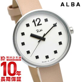 【購入後1年以内なら3600円で下取り交換可】セイコー アルバ 腕時計 レディース 防水 革ベルト リキ Riki SEIKO ALBA AKQK460 ベージュ