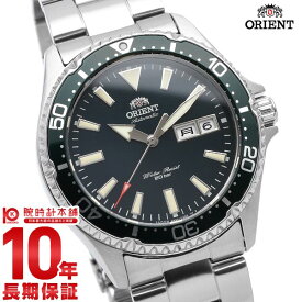【10％OFFクーポン！6/1 0:00より】オリエント 腕時計 機械式 メンズ スポーツ ORIENT RN-AA0808E ルミナスライト メタルバンド 日本製 グリーン 時計
