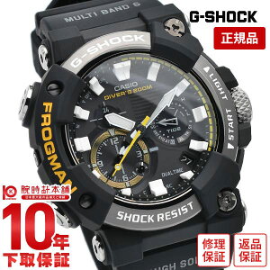【最大1万円クーポン&店内最大ポイント38倍!15日限定】 G-SHOCK フロッグマン ブラック タフソーラー アナログ Gショック マスターオブG MASTER OF G FROGMAN ダイバーズ GWF-A1000-1AJF メンズ モバイルリンク デュアルタイム 【あす楽】