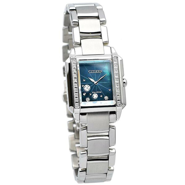 シチズン エル エコドライブ ダイヤ レディース 腕時計 限定モデル 地球 CITIZEN L EG7060-93W ブルー 腕時計本舗