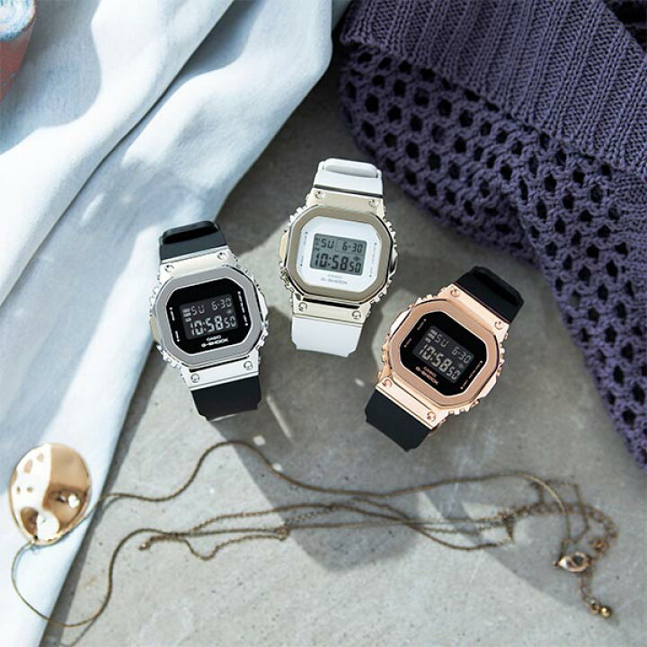 【2000円OFFクーポン&店内最大P53倍!26日1:59まで】 G-SHOCK Gショック メタル レディース ジーショック カシオ 腕時計 デジタル アナログ メンズ GM-S5600-1JF スクエア ミッドサイズ GMS56001JF 【あす楽】 腕時計本舗 CASIO(カシオ) GM-S5600-1JF G-SHOCK(ジーショック) クオーツ レディース