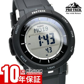 【最大ポイント20倍】 カシオ プロトレック PROTRECK Camper Line PRG-30-1JF メンズ ソーラー デジタル ブラック 国内正規品