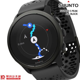 【10％OFFクーポン！4/21 09:59まで】【LINE登録で500円OFFクーポン】スント SUUNTO SUUNTO5 PEAK ALL BLACK SS050888000 ユニセックス