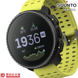 【10％OFFクーポン！6/1 0:00より】【LINE登録で500円OFFクーポン】スント SUUNTO VERTICAL BLACK LIME SS050864000 ユニセックス