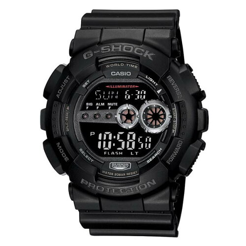カシオＧショックG-SHOCKGD-100-1BJF[正規品]メンズ腕時計GD1001BJF