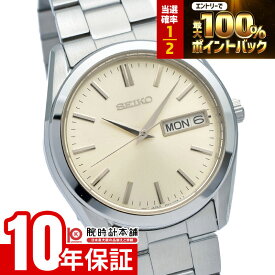 【15日限定！抽選でP100%還元＆ポイント最大43.5倍！23:59まで】 セイコーセレクション Sシリーズ SEIKOSELECTION メタル SBTH007 メンズ クオーツ シャンパンゴールドダイヤル