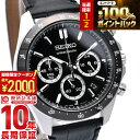 【2/10 限定！！抽選で最大100％ポイント還元＆2000円OFFクーポン】 セイコーセレクション SEIKOSELECTION クロノグラフ SBTR021 SEIKO メンズ 腕時計 ブラック 時計