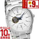 【10%クーポン！誰でもエントリーでポイント合計10倍！12/2 9時まで】セイコーセレクション SEIKOSELECTION SCVE049 メンズ メカニカル 機械式 自動巻き オープンハート ホワイト