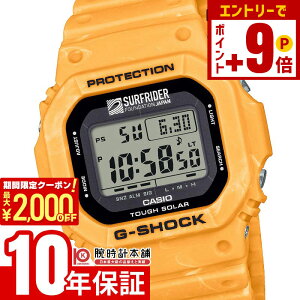 �y�|�C���g�ő�63�{&2000�~OFF�N�[�|���I12/26 1���܂Łz�J�V�I G-SHOCK G�V���b�N SURFRIDER FOUNDATION JAPAN�R���{���[�V�������f�� G-5600SFJ-9JR ���j�Z�b�N�X