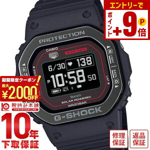 �y�|�C���g�ő�63�{&2000�~OFF�N�[�|���I12/26 1���܂Łz�J�V�I G�V���b�N G-SHOCK G-SQUAD DWH5600 �u���b�N ���b�h DW-H5600MB-1A4JR �\�[���[ �r���v �����Y �X�}�[�g�t�H�������N