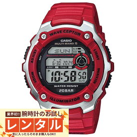 【レンタル】業界初！90日間お試し腕時計レンタル　カシオ ウェーブセプター WAVECEPTOR WV-200R-4AJF メンズ