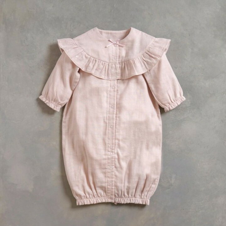 楽天市場】【10mois 公式】star刺繍フリルWガーゼ2wayドレス 50-70cm 