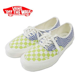 yVANS(oY)zOg Authentic LX LOGOCHECKLIME/BLUEI[W[I[ZeBbNLX