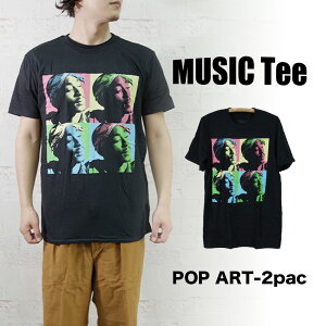 �yMUSIC Tee(�~���[�W�b�N�e�B�[)�zPOP ART-2pac �c�D�[�p�b�N