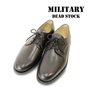 �yMILITARY DEADSTOCK(�~���^���[�f�b�h�X�g�b�N)�zFrench Military Officer shoes SIZE42 �t�����X�R �I�t�B�T�[�V���[�Y �T�C�Y42
