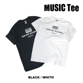 【MUSIC Tee(ミュージックティー)】 S/S PRINT TEE "SUB POP 1988"-SUB POP 半袖Teeシャツ サブポップ1988 サブポップ