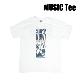 【MUSIC Tee(ミュージックティー)】 S/S PRINT TEE "SUB POP NOW" -SUB POP 半袖Teeシャツ サブポップナウ サブポップ
