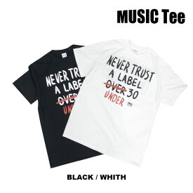 【MUSIC Tee(ミュージックティー)】S/S PRINT TEE "NEVER TRUST"-SUB POP 半袖Teeシャツ ネヴァートラスト サブポップ