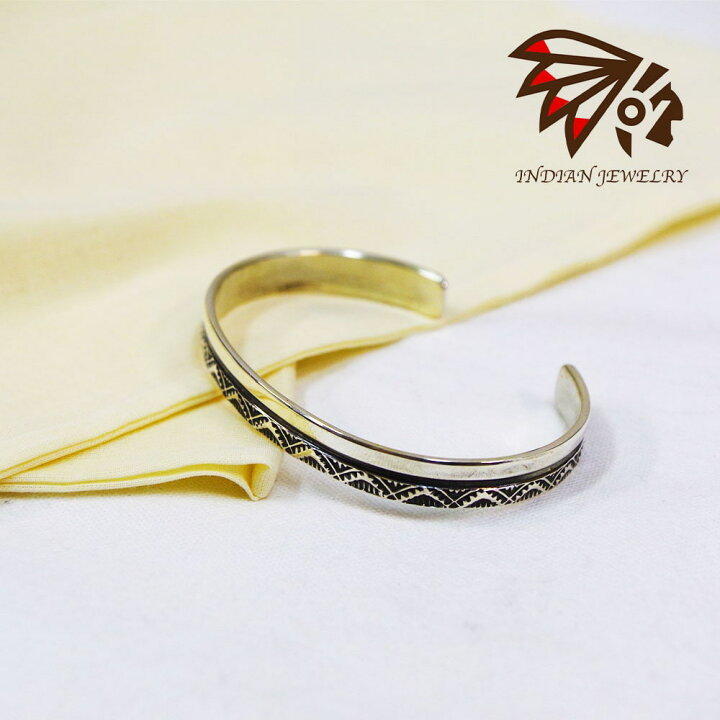 楽天市場】【INDIAN JEWELRY(インディアンジュエリー)】Navajo Bangle 