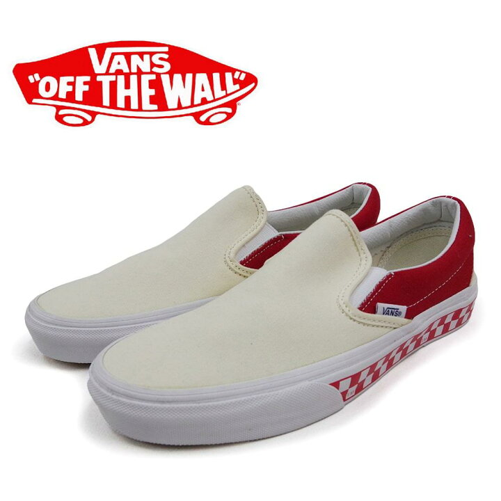 楽天市場】【VANS(バンズ)】DEADSTOCK Classic Slip-On RED×WHITE 