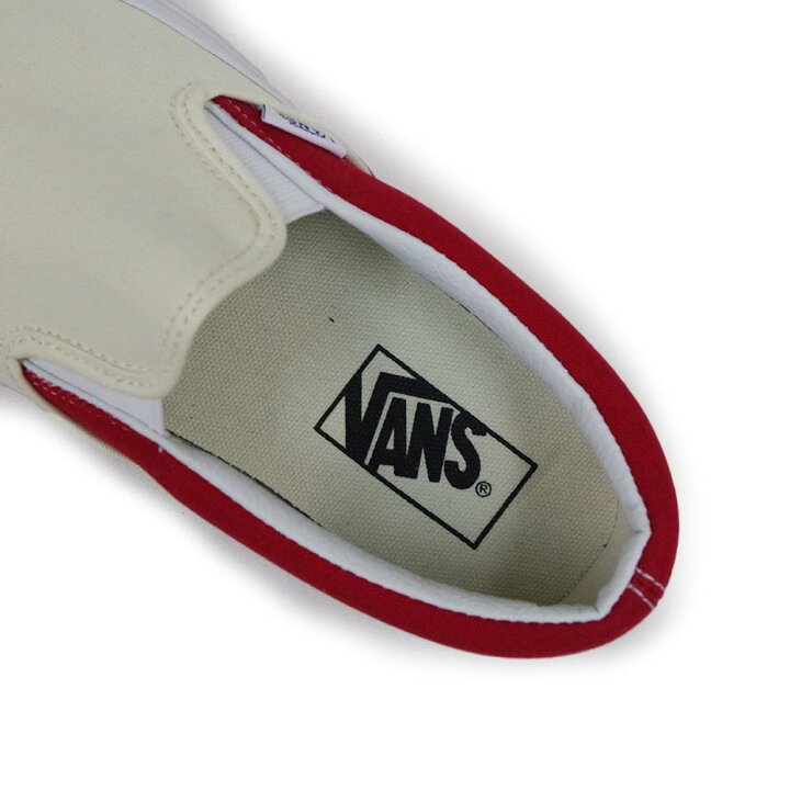 楽天市場】【VANS(バンズ)】DEADSTOCK Classic Slip-On RED×WHITE 